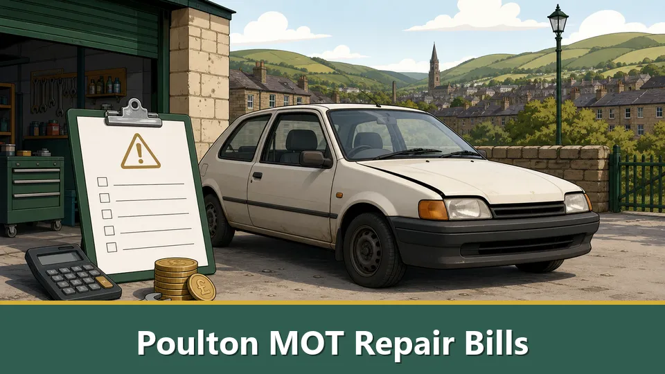 Poulton MOT Repair Bills